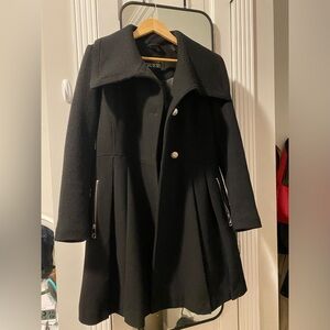 Black wool coat